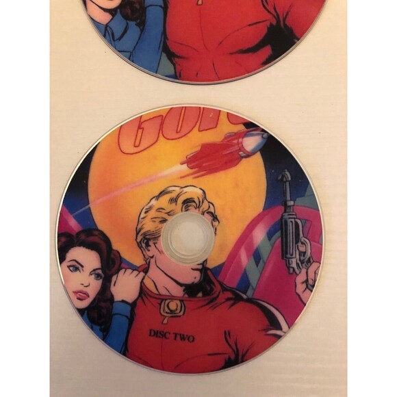 Flash Gordon DVD 2 Disc Set Vintage Rare Animated 5712501371210 No Case - Picture 3 of 5